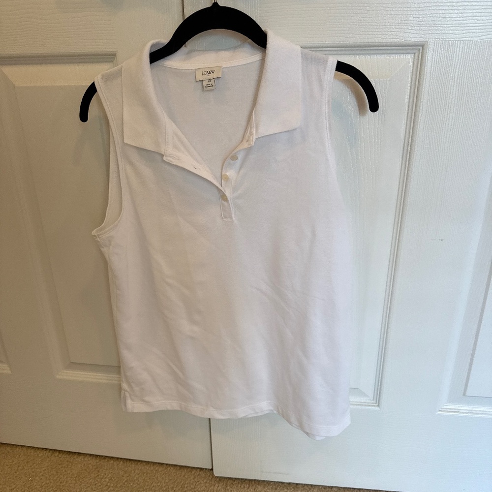 JC  Crew sleeves white top